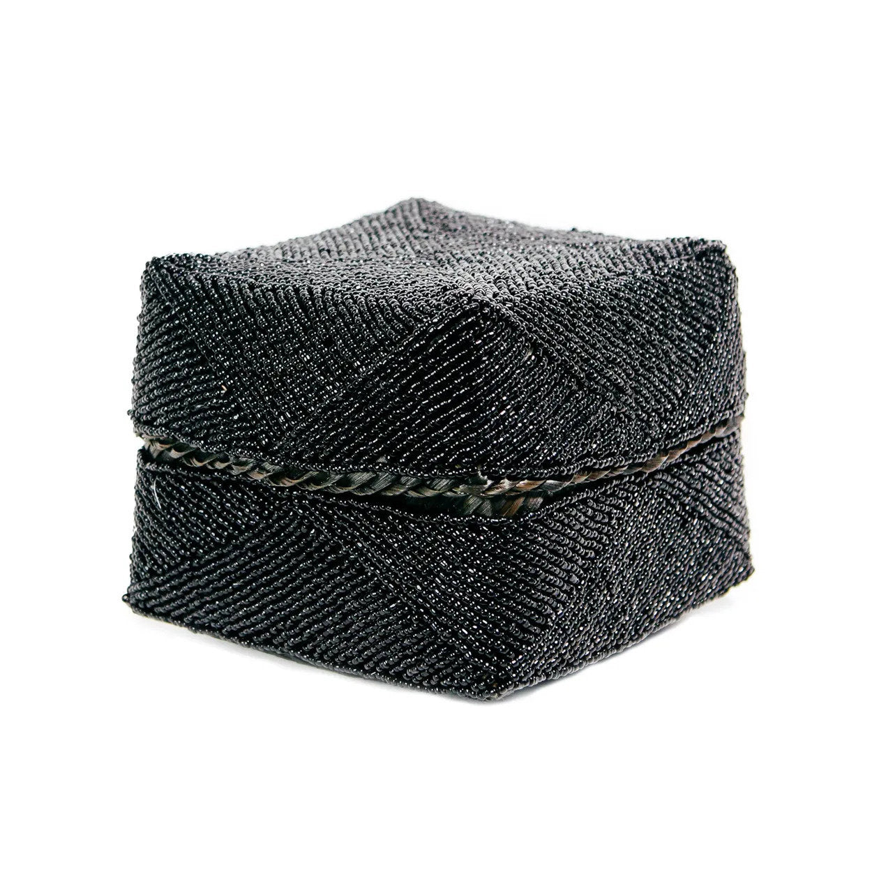 Der Perlenkorb - Schwarz - L
