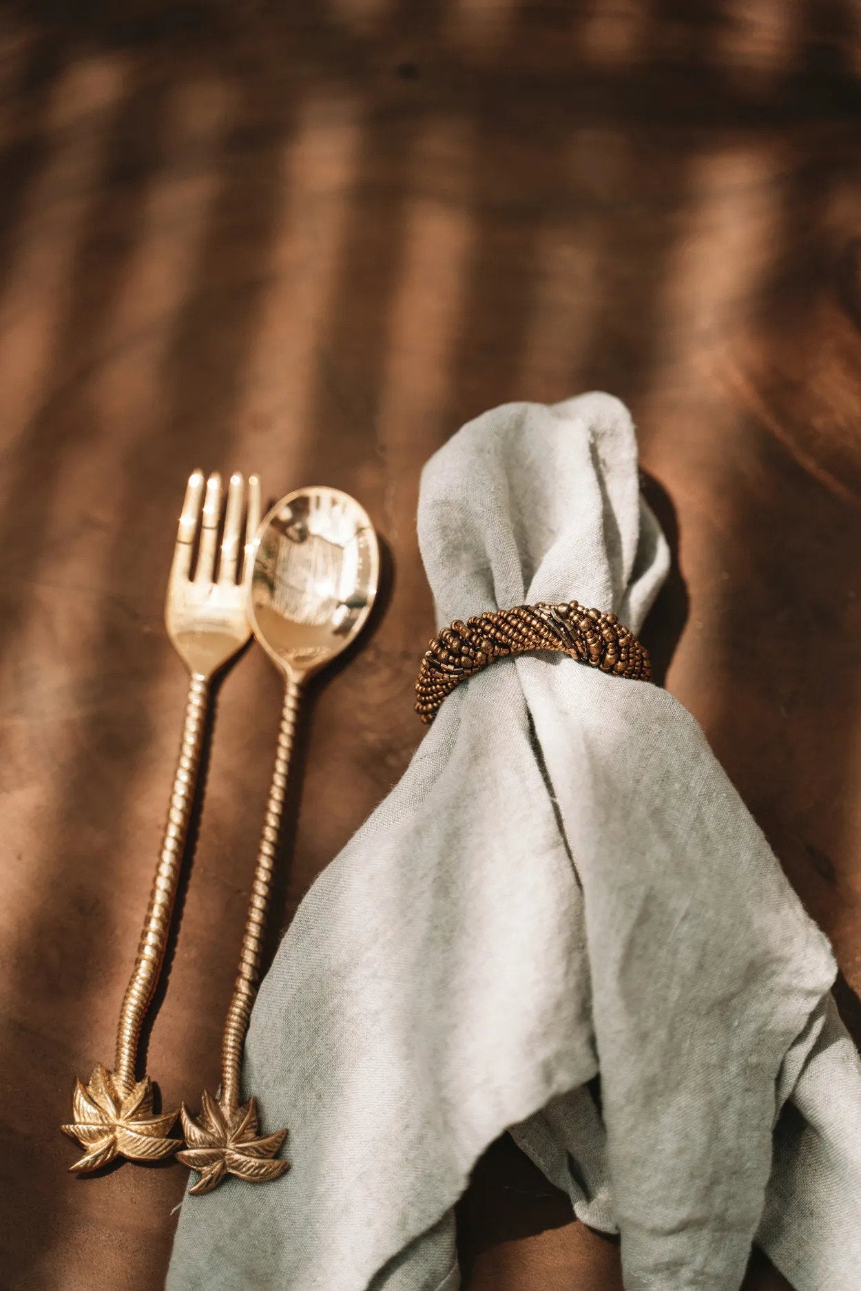 Die Palme Salatgabel - Gold