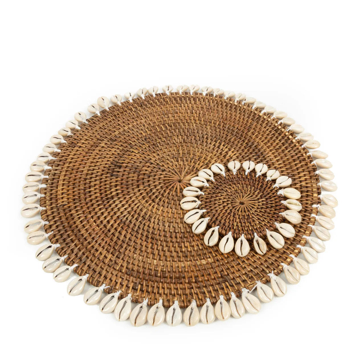 Das Koloniale Muschel-Platzdeckchen - Naturbraun