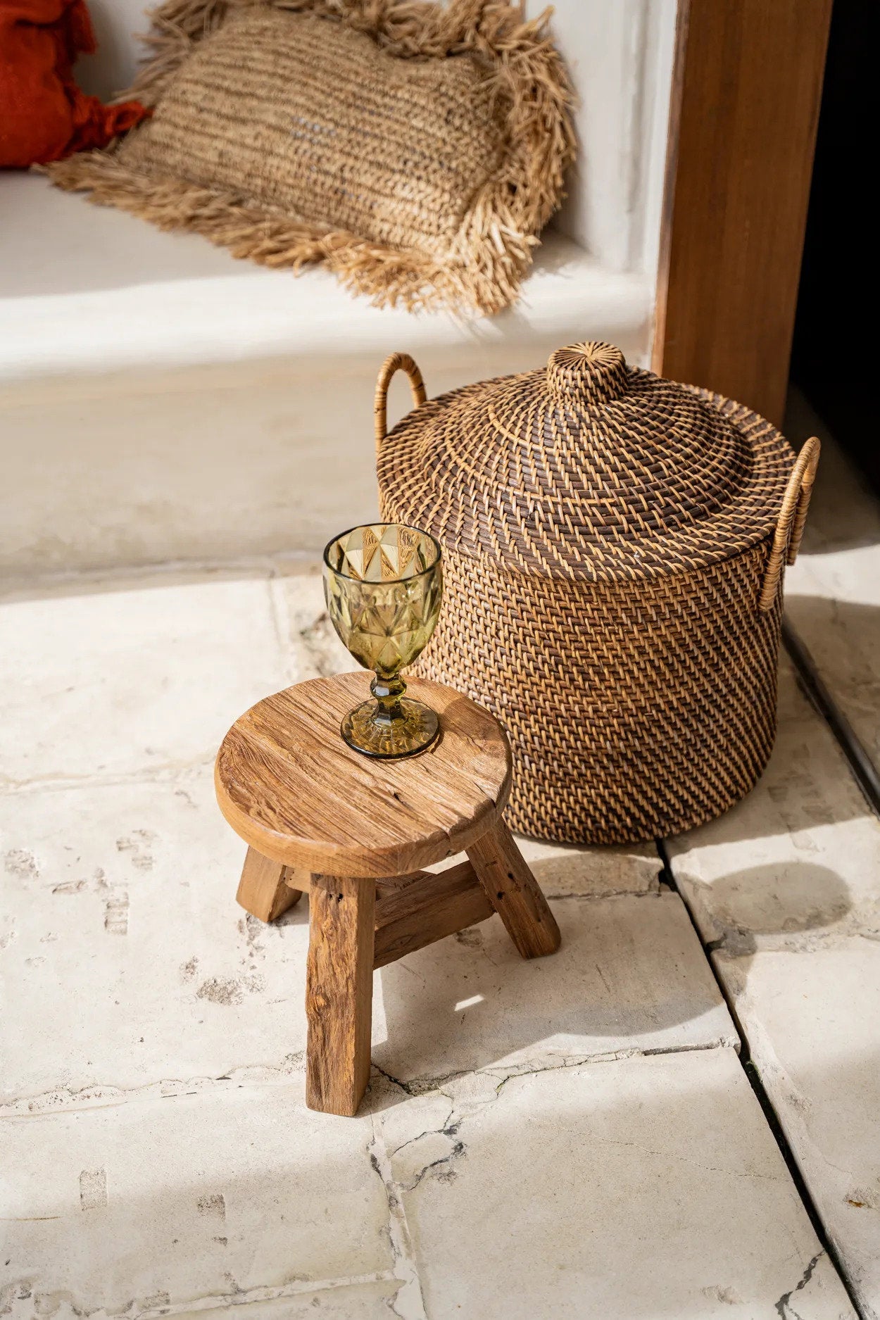 Der Colonial Handles Basket - Naturbraun