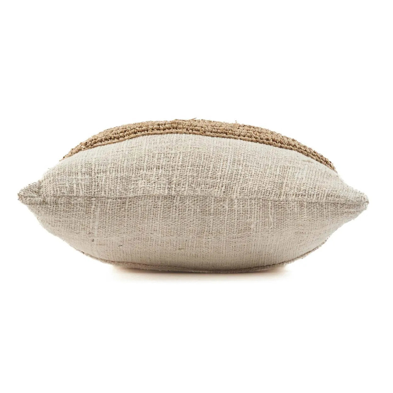 Die Raffia-Stempel-Kissenhülle - Natur