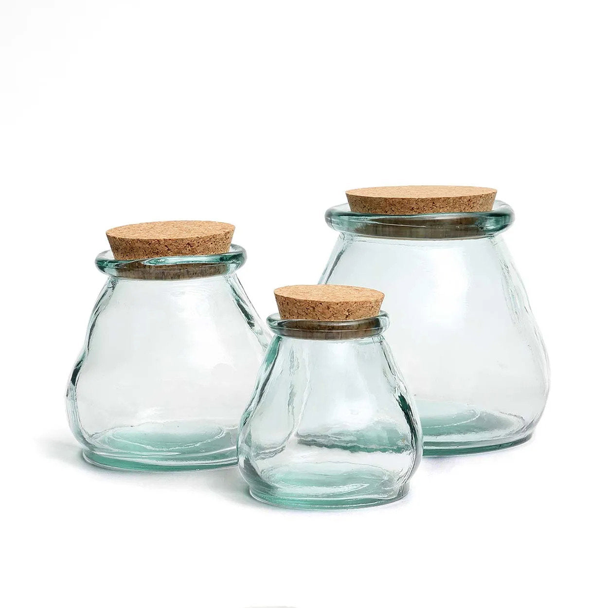 Der Bauchglas-Topf - Blau - M