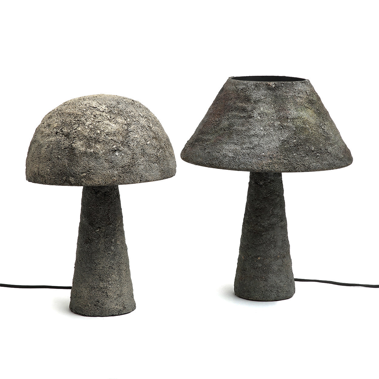 Die Beton-Pilz-Tischlampe