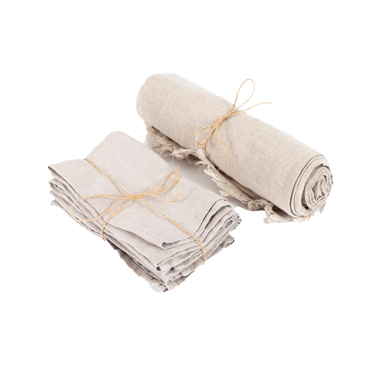 Die Tischdecke aus Leinen - Beige - 150x200