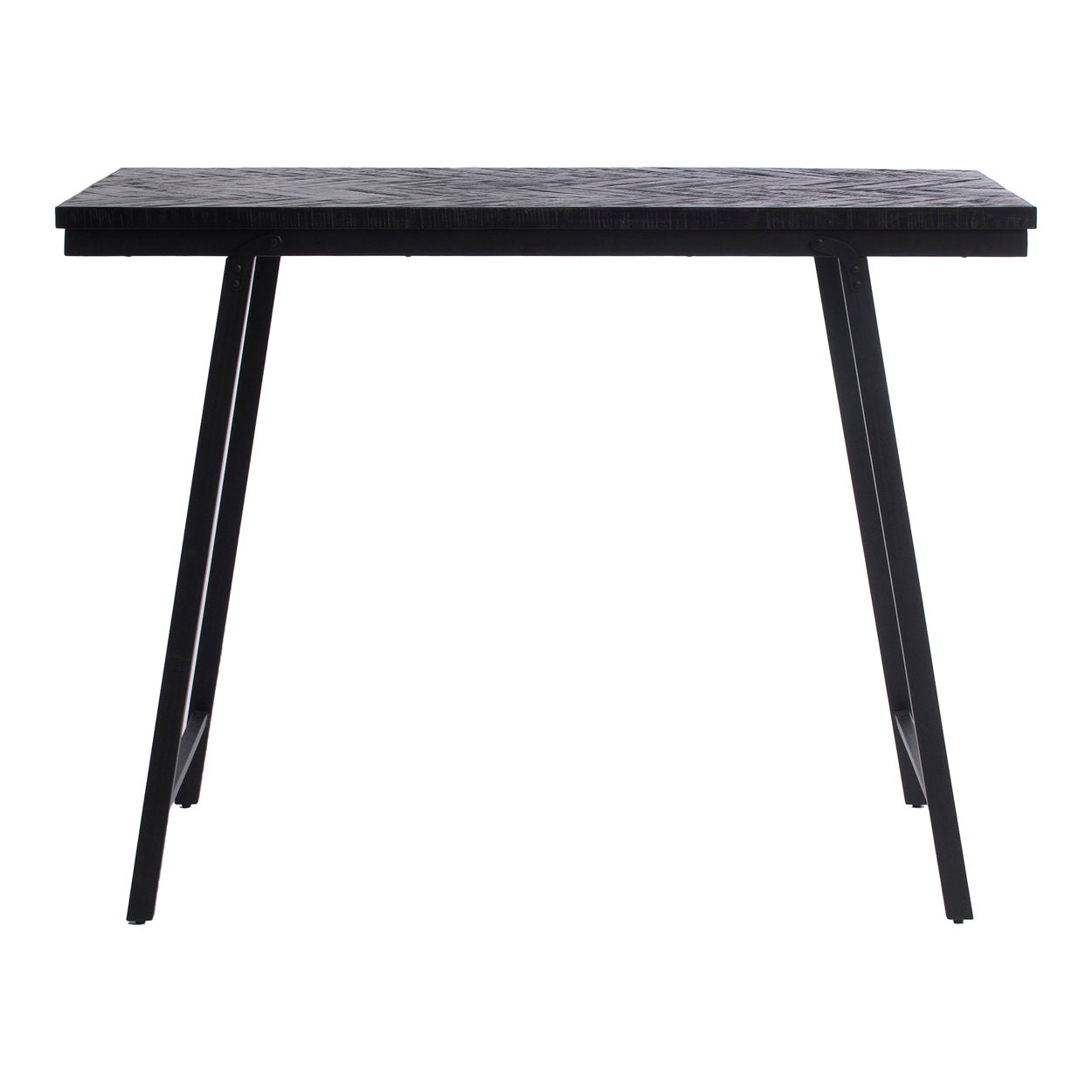 Der Herringbone Stehtisch - Schwarz - 140cm