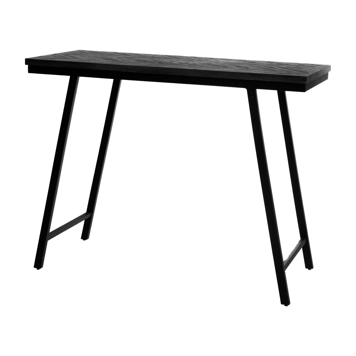 Der Herringbone Stehtisch - Schwarz - 140cm