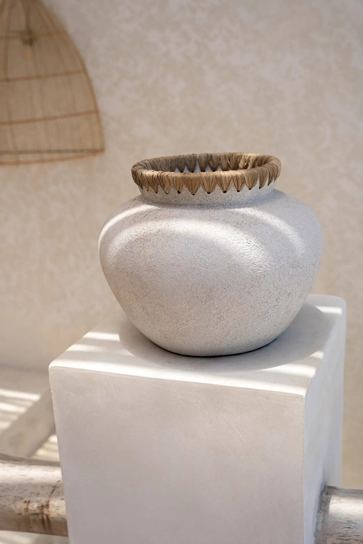 Die Styly Vase - Beton Natur - M