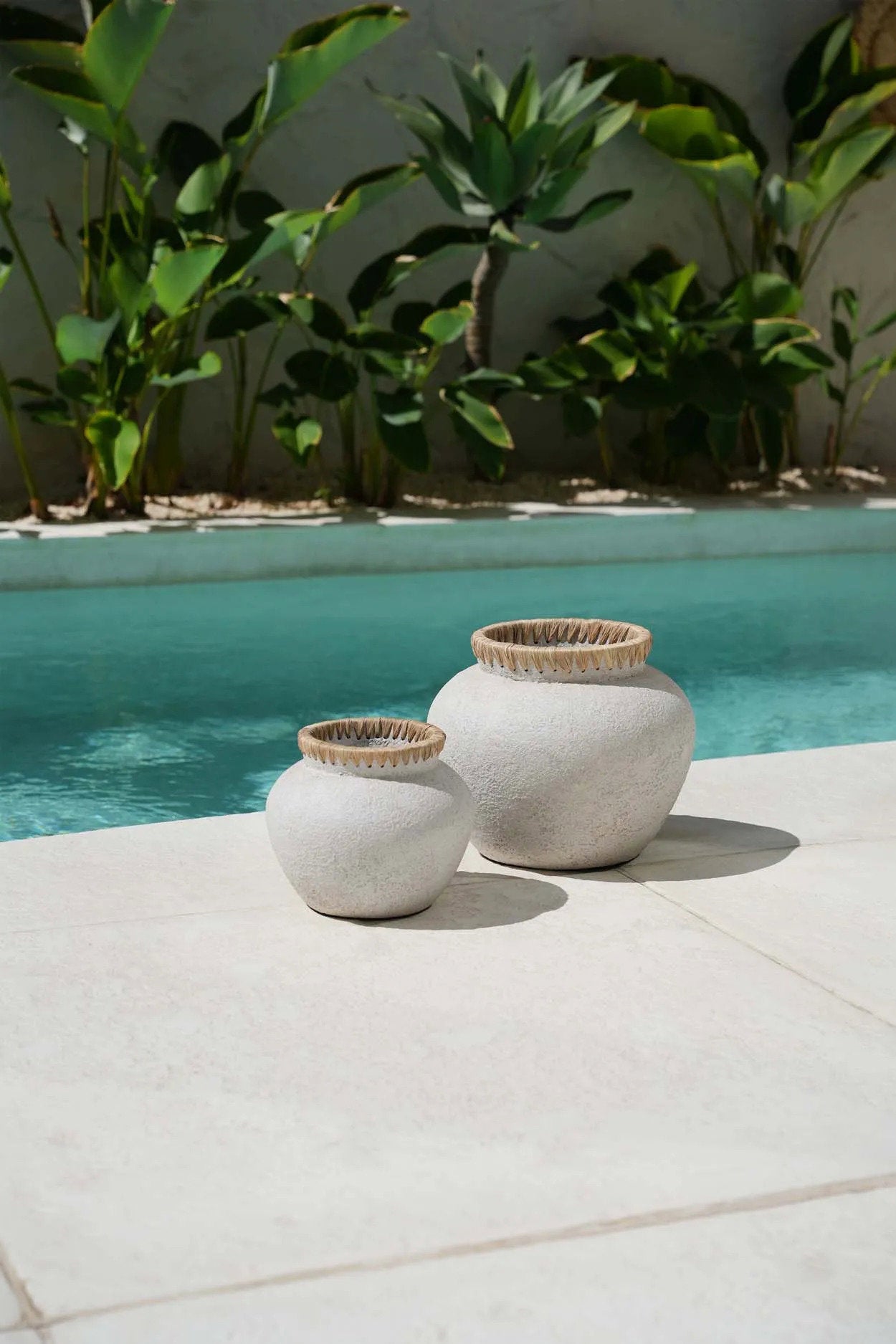 Die Styly Vase - Beton Natur - M
