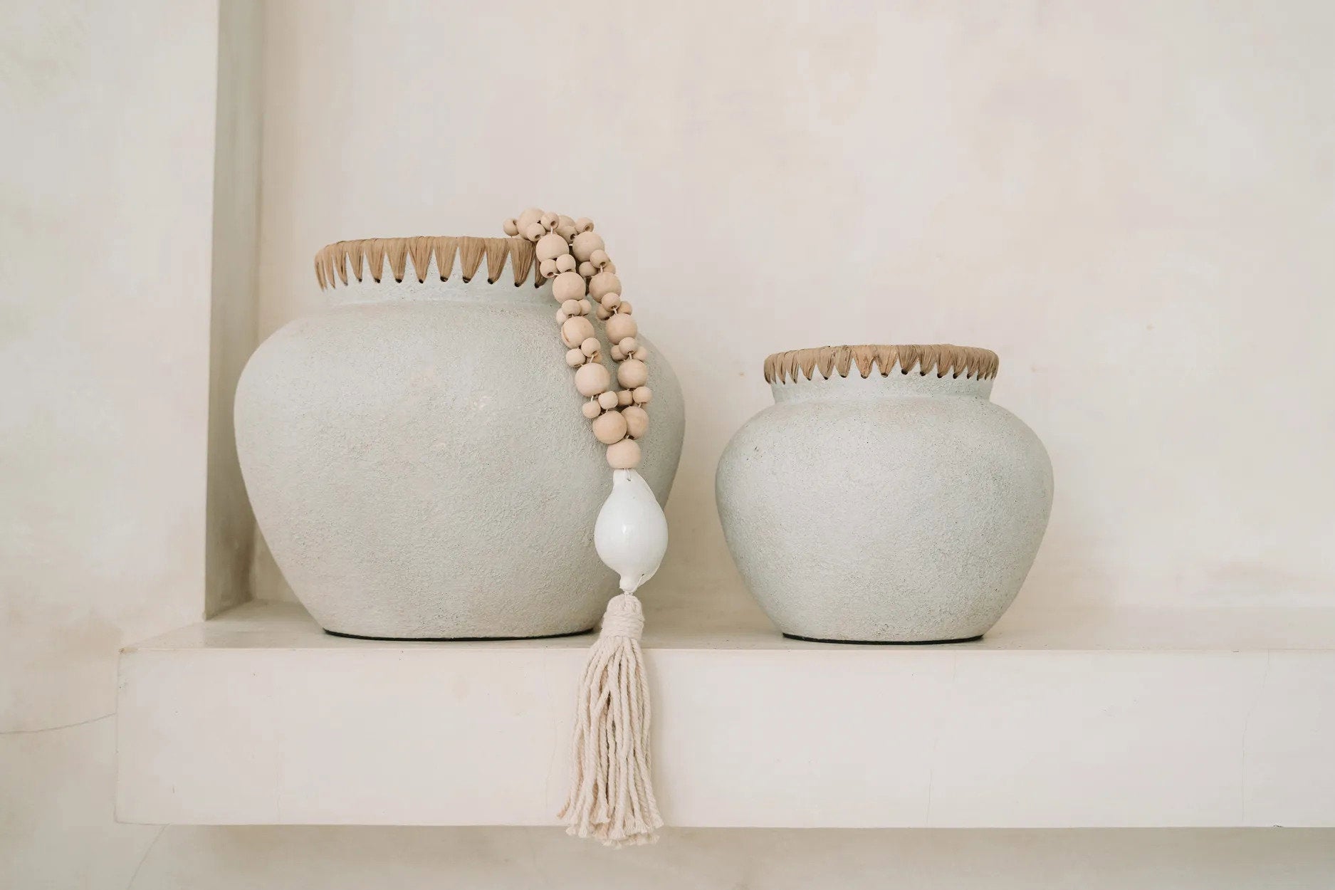 Die Styly Vase - Beton Natur - M