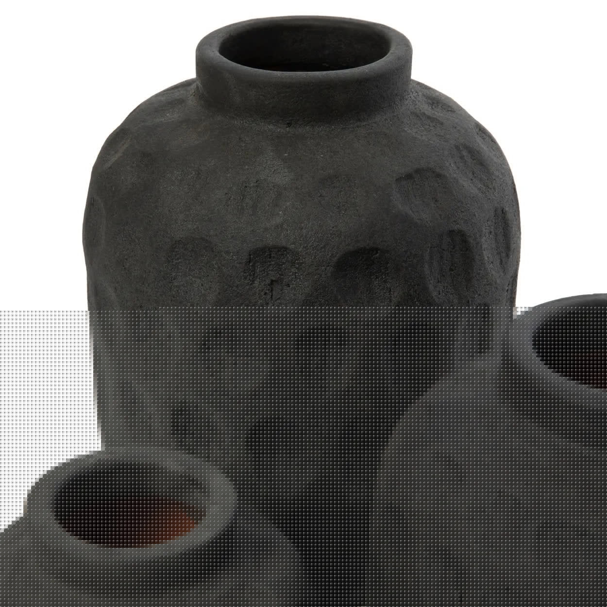 Die Trendy Vase - Schwarz - M