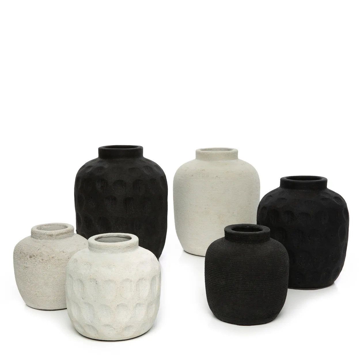 Die Trendy Vase - Schwarz - M