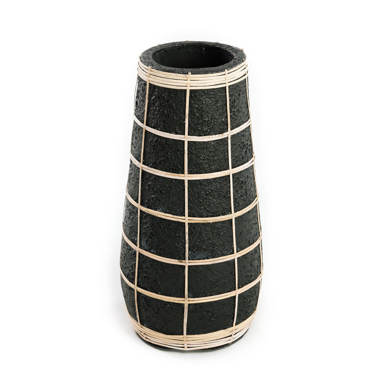Die Cutie Vase - Schwarz Natürlich - L
