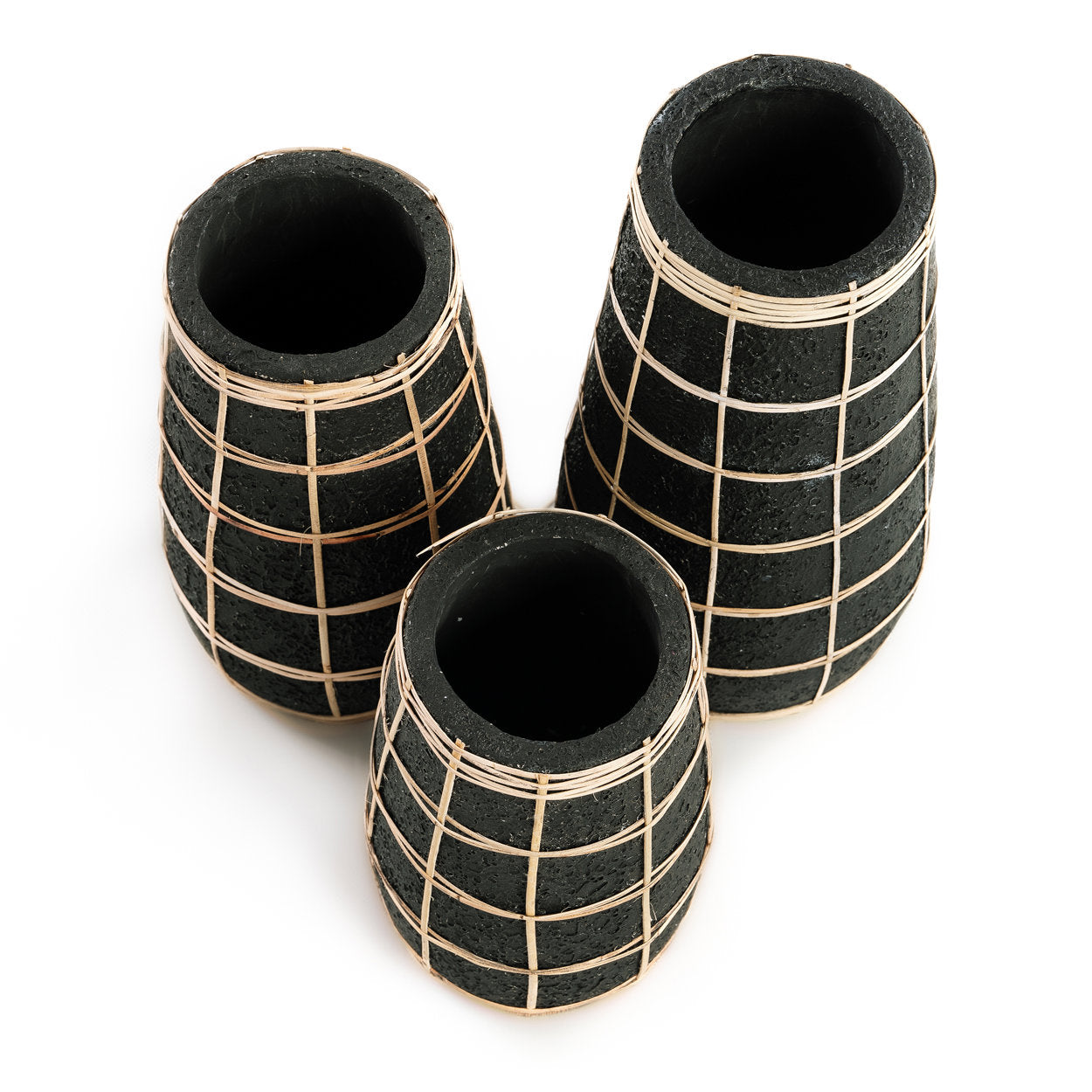 Die Cutie Vase - Schwarz Natürlich - S