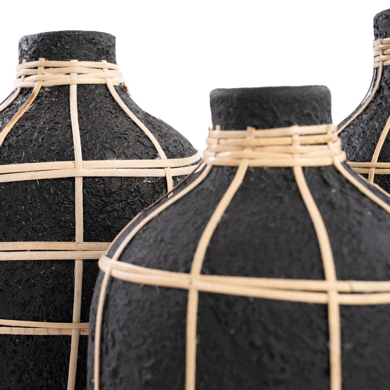 Die Whoopy Vase - Schwarz Natürlich - S