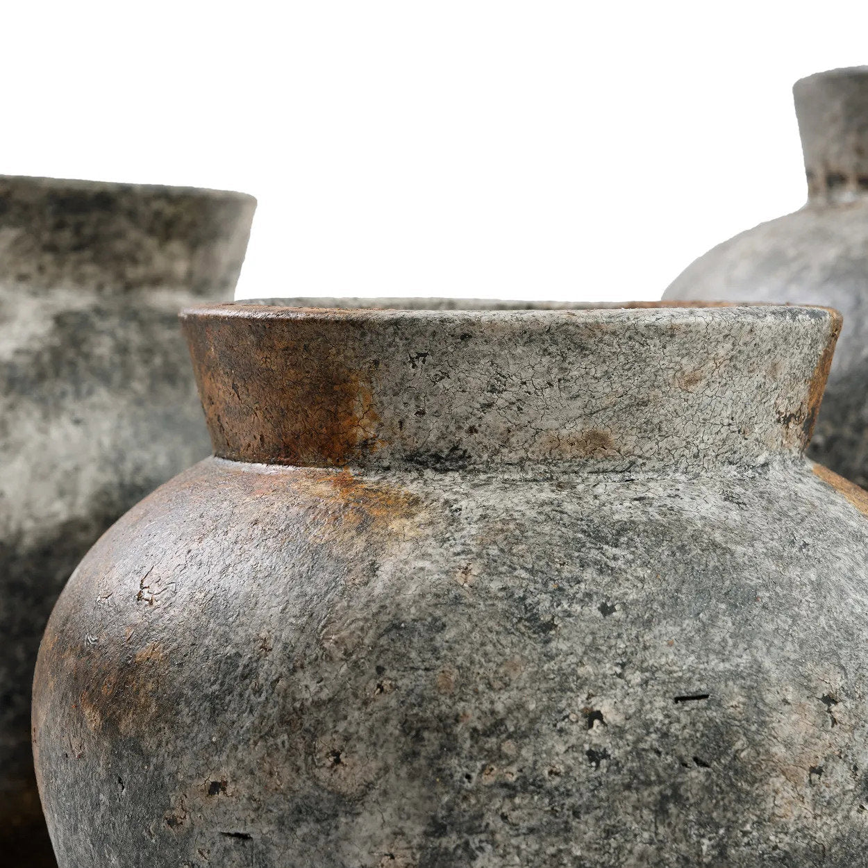 Die Funky Vase - Antik Grau - M
