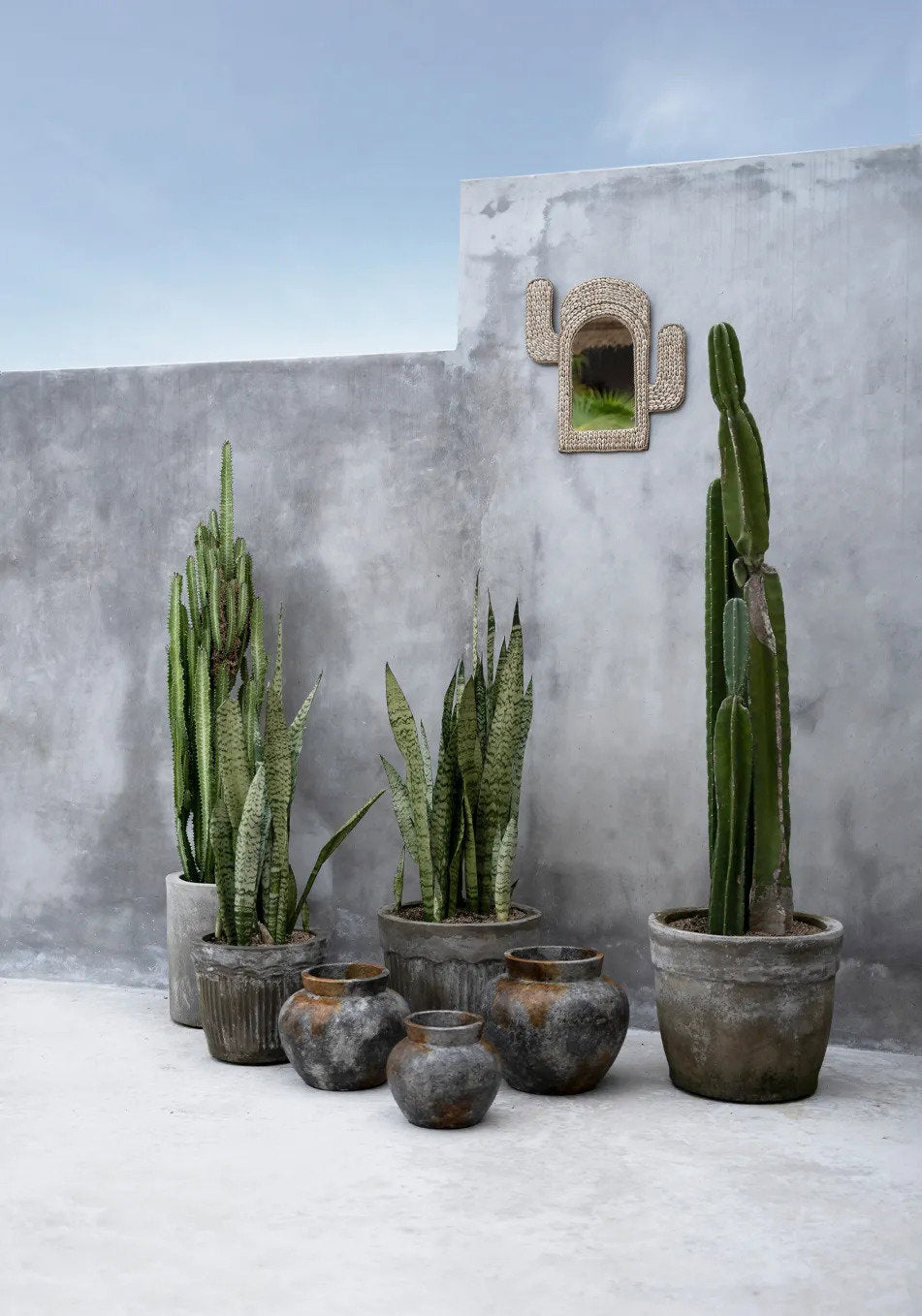 Die Funky Vase - Antik Grau - S