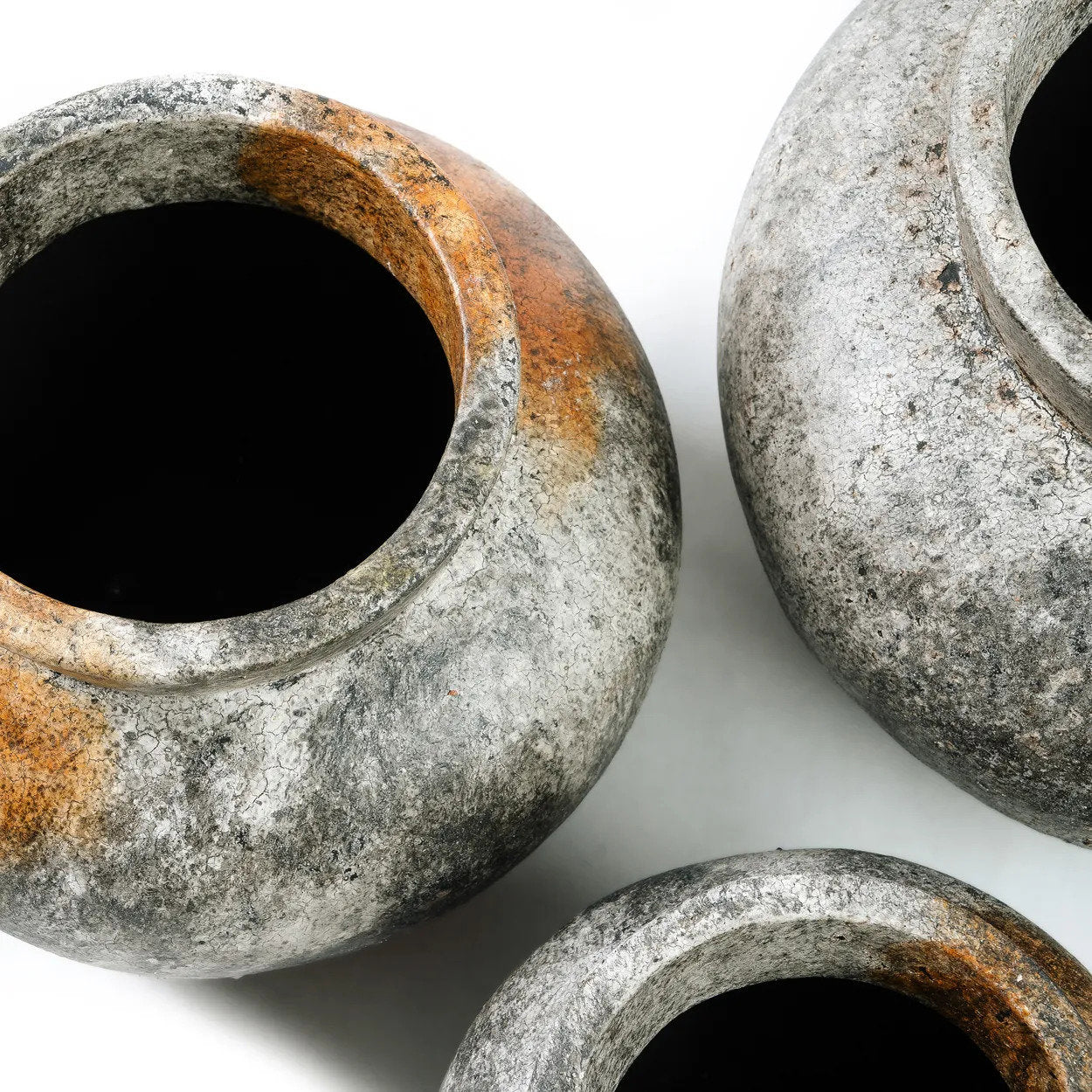 Die Funky Vase - Antik Grau - S