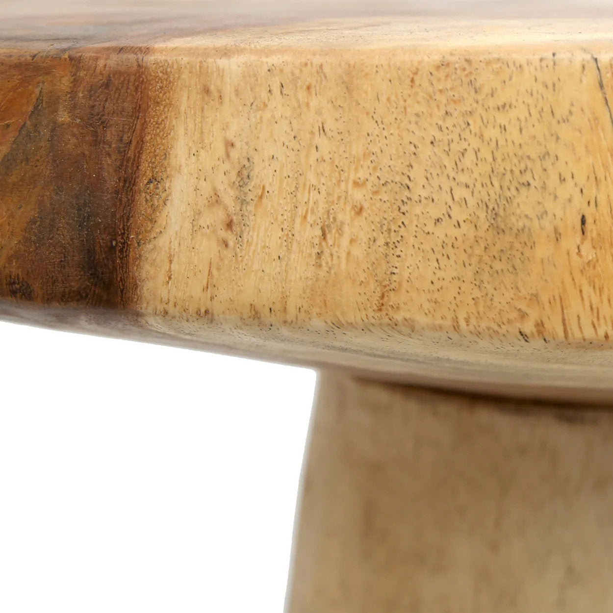Der konische Beistelltisch Timber - Natur - 50