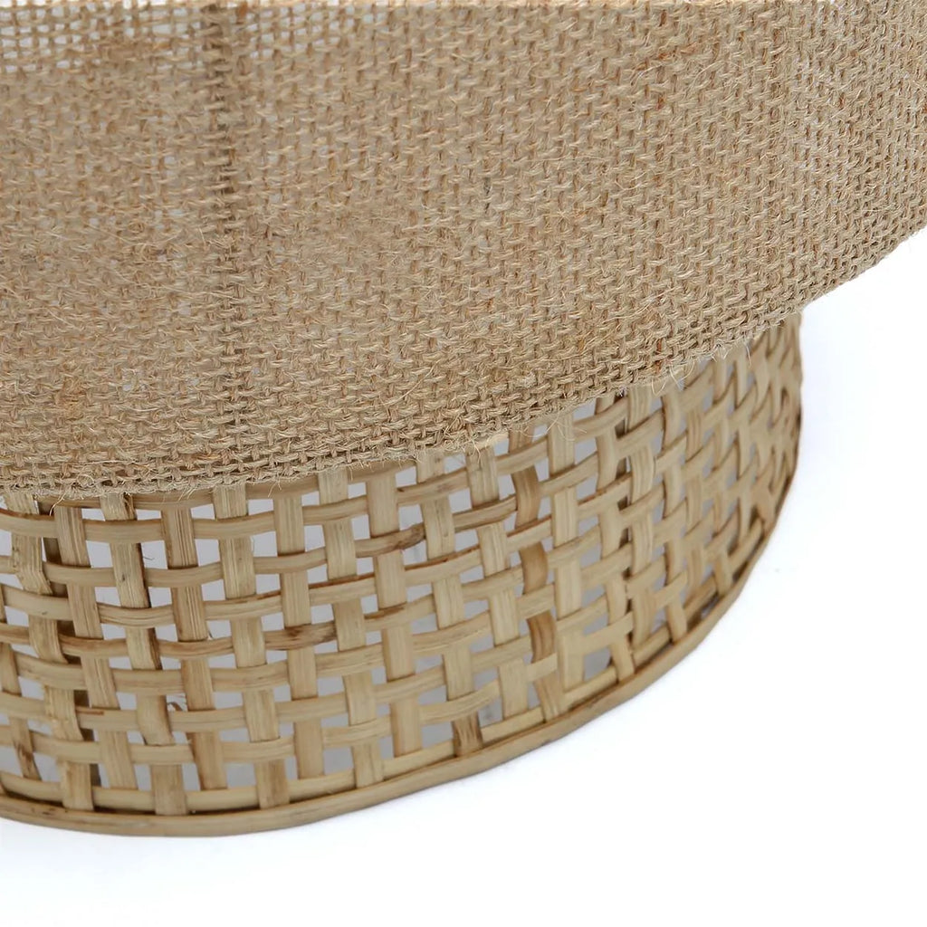 Die Bolly Jute Wandlampe - Natur - M