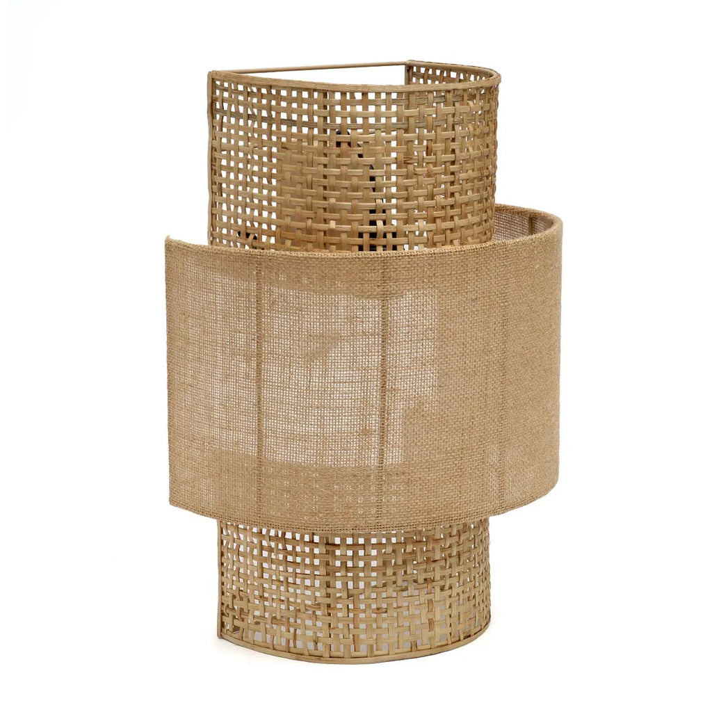 Die Bolly Jute Wandlampe - Natur - M