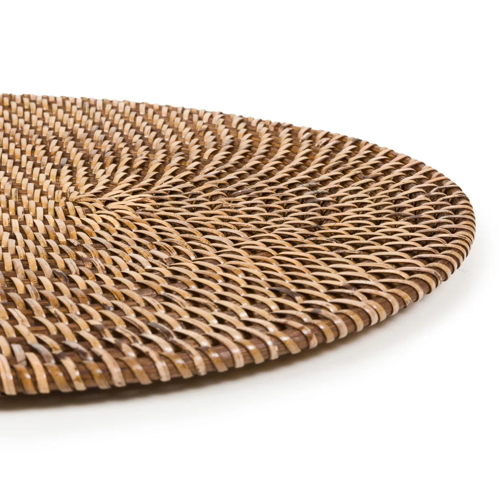 Das ovale Tischset Colonial - Naturbraun