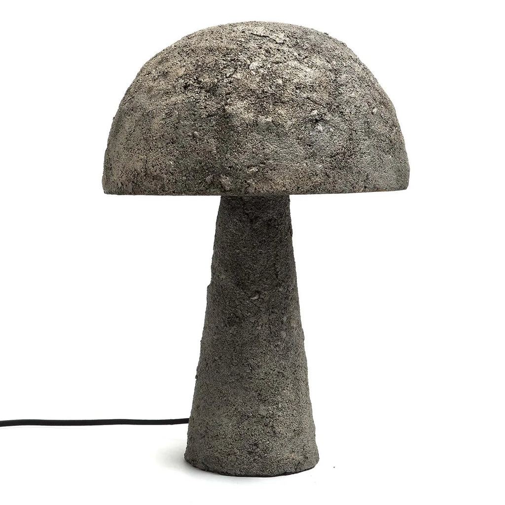 Die Beton-Pilz-Tischlampe