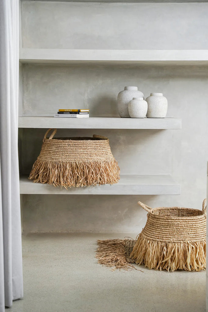 Der Raffia Deluxe Korb - Natur - M