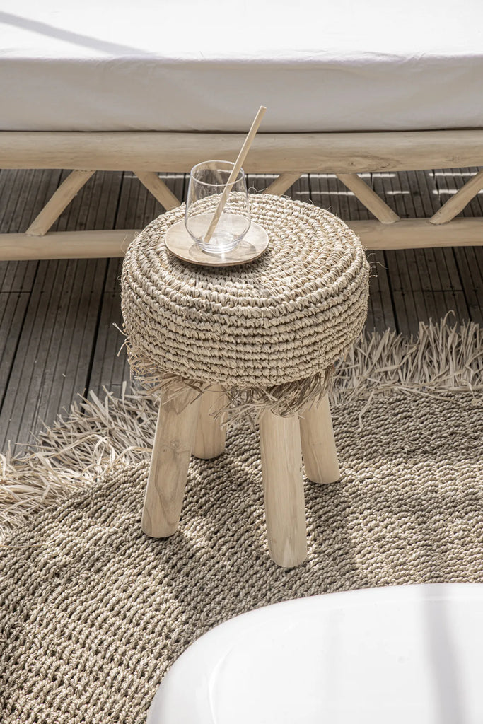 Raffia Französischer Teppich - Natur - 100