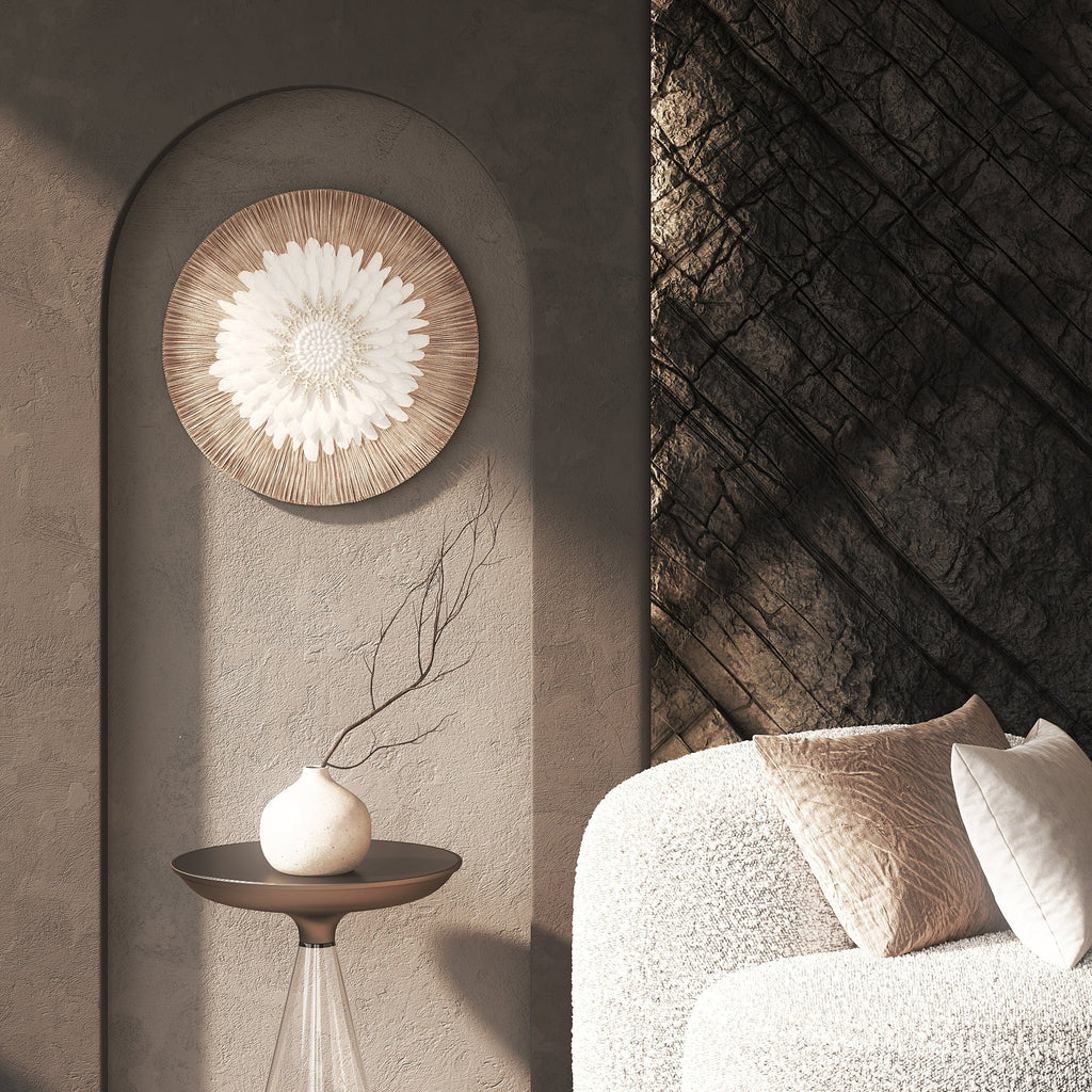 Auffällige große Boho Chic Wanddekoration