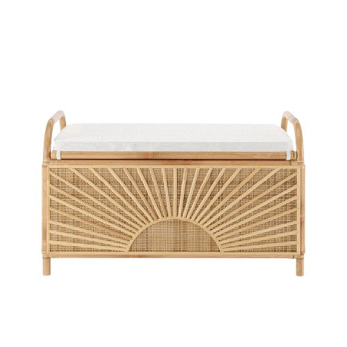 Lucy Natürliche Rattan-Truhe/Bank