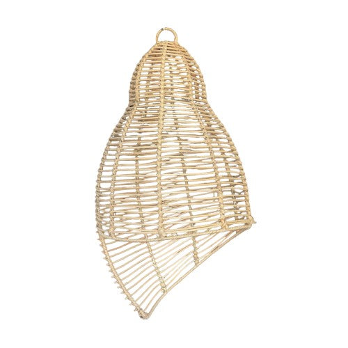 Melaya Muschel Rattan Lampenschirm