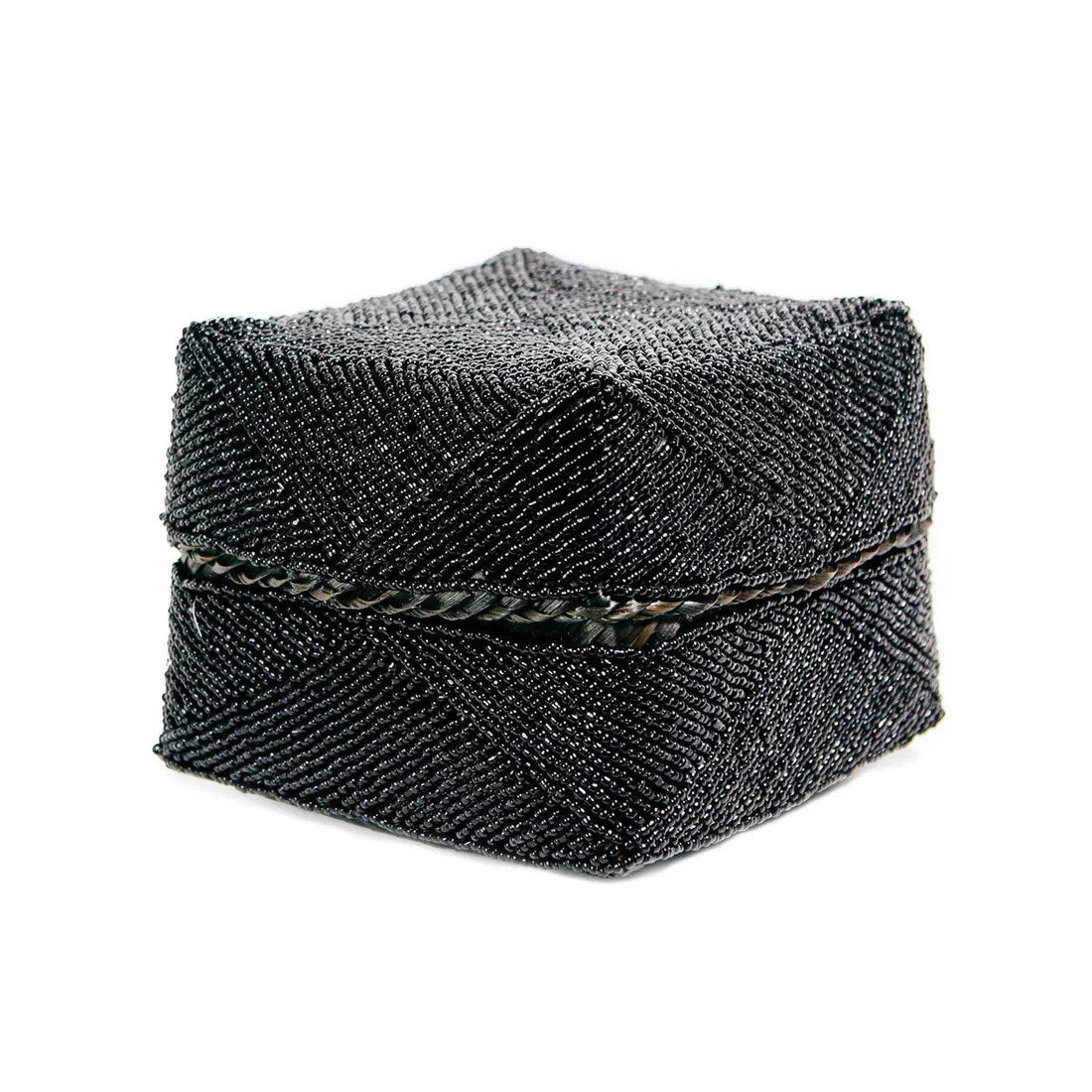 Der Perlenkorb - Schwarz - L