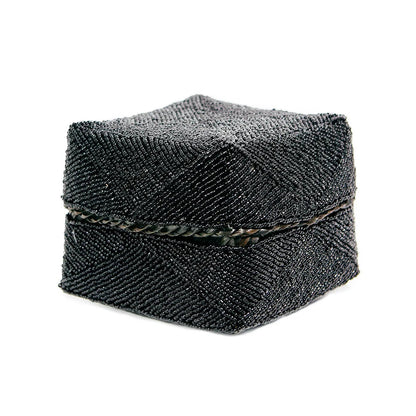 Der Perlenkorb - Schwarz - L