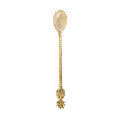 Der lange Ananaslöffel - Gold