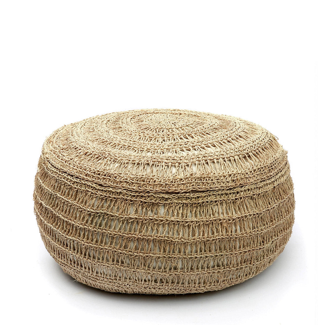 Der Seegras-Pouf - Rund - 60