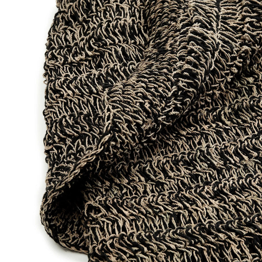 Der Seegras-Teppich - Natürlich Schwarz - 200x300
