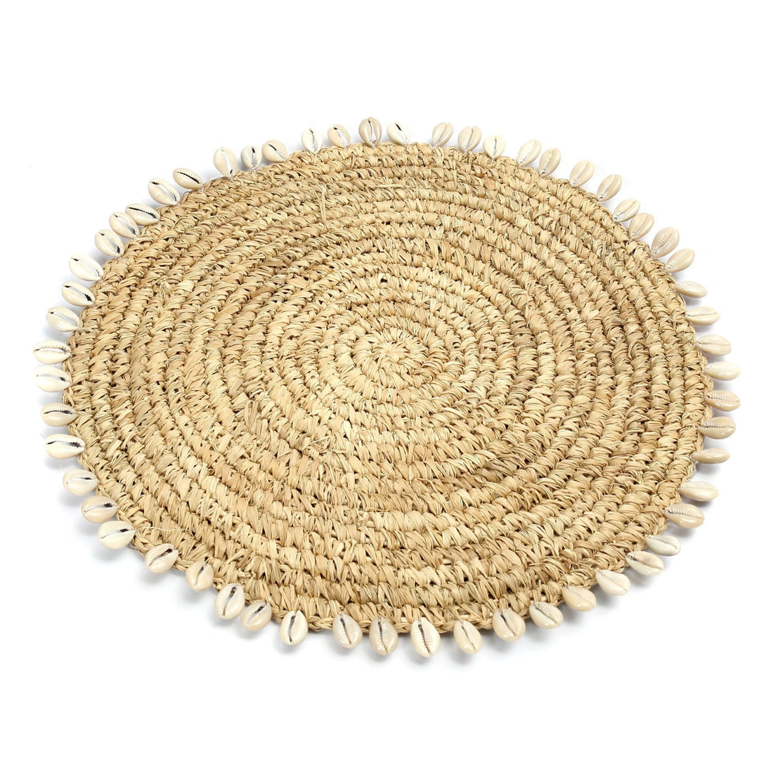 Der Raffia-Muschel-Topflappen