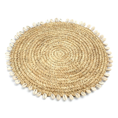 Der Raffia-Muschel-Topflappen