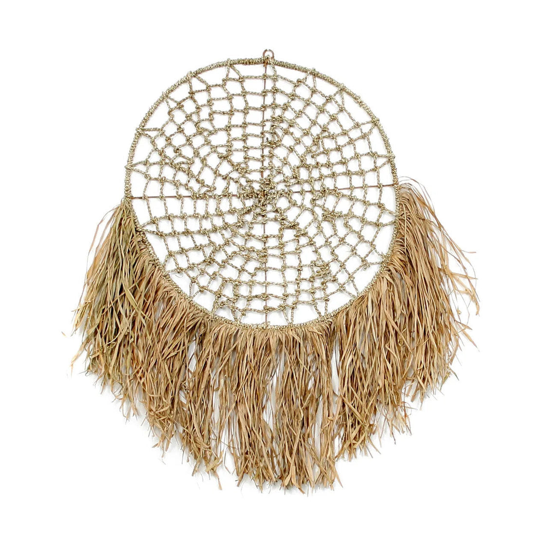 Der Raffia Traumfänger - Natur