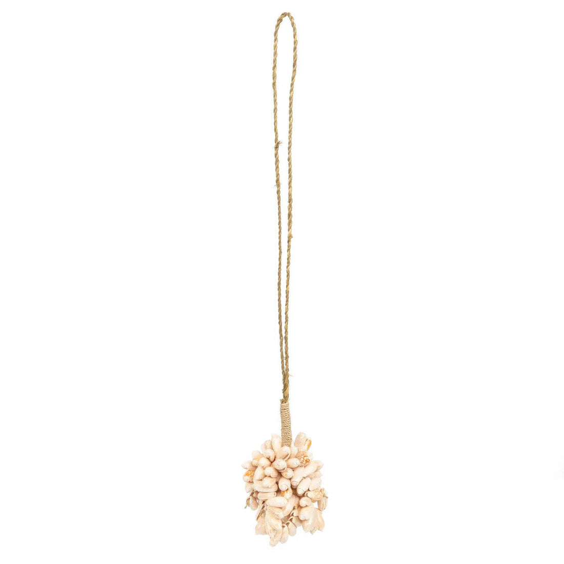 Die rosa Muschel als hängende Dekoration