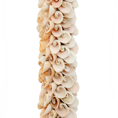 Hängende Dekoration aus Muscheln und Baumwolle - Rosa