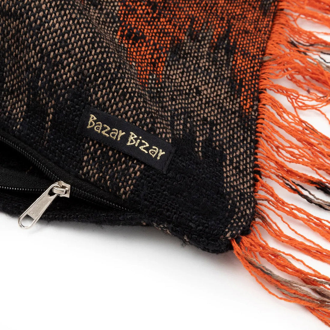 Der Oh My Gee Kissenbezug - Schwarz Orange - 35x100
