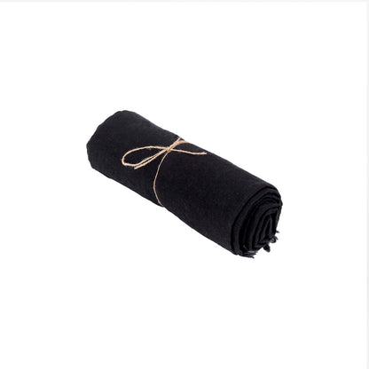 Die Leinen-Tischdecke - Schwarz -150x150