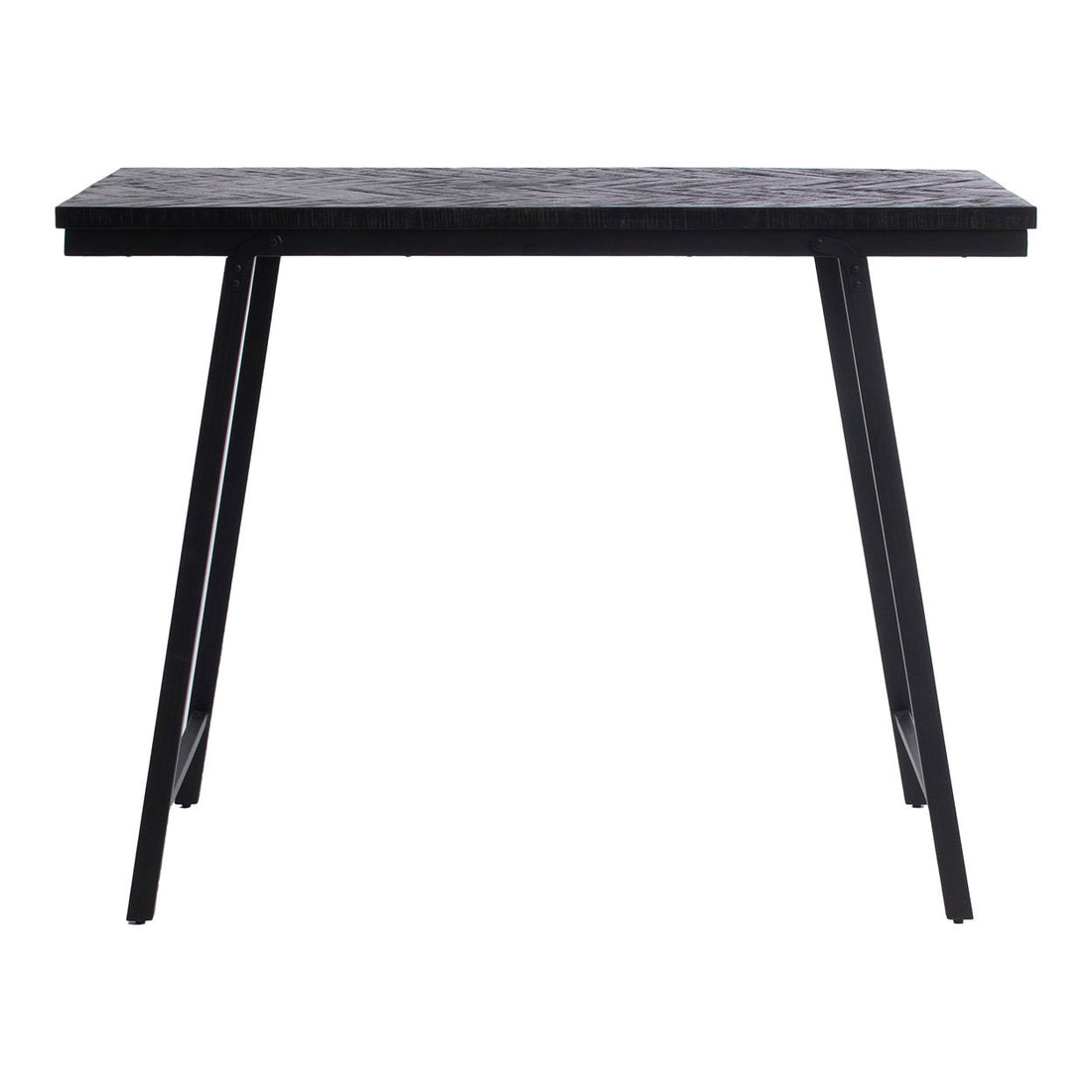 Der Herringbone Stehtisch - Schwarz - 140cm