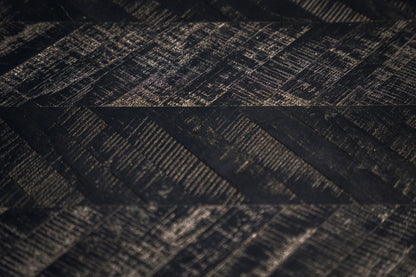 Der Herringbone Stehtisch - Schwarz - 140cm