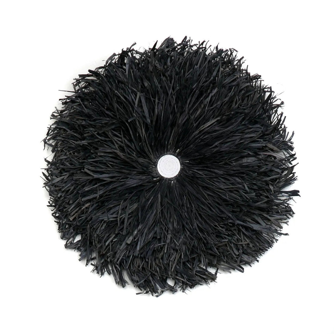 Die Raffia Juju Wanddekoration - Schwarz