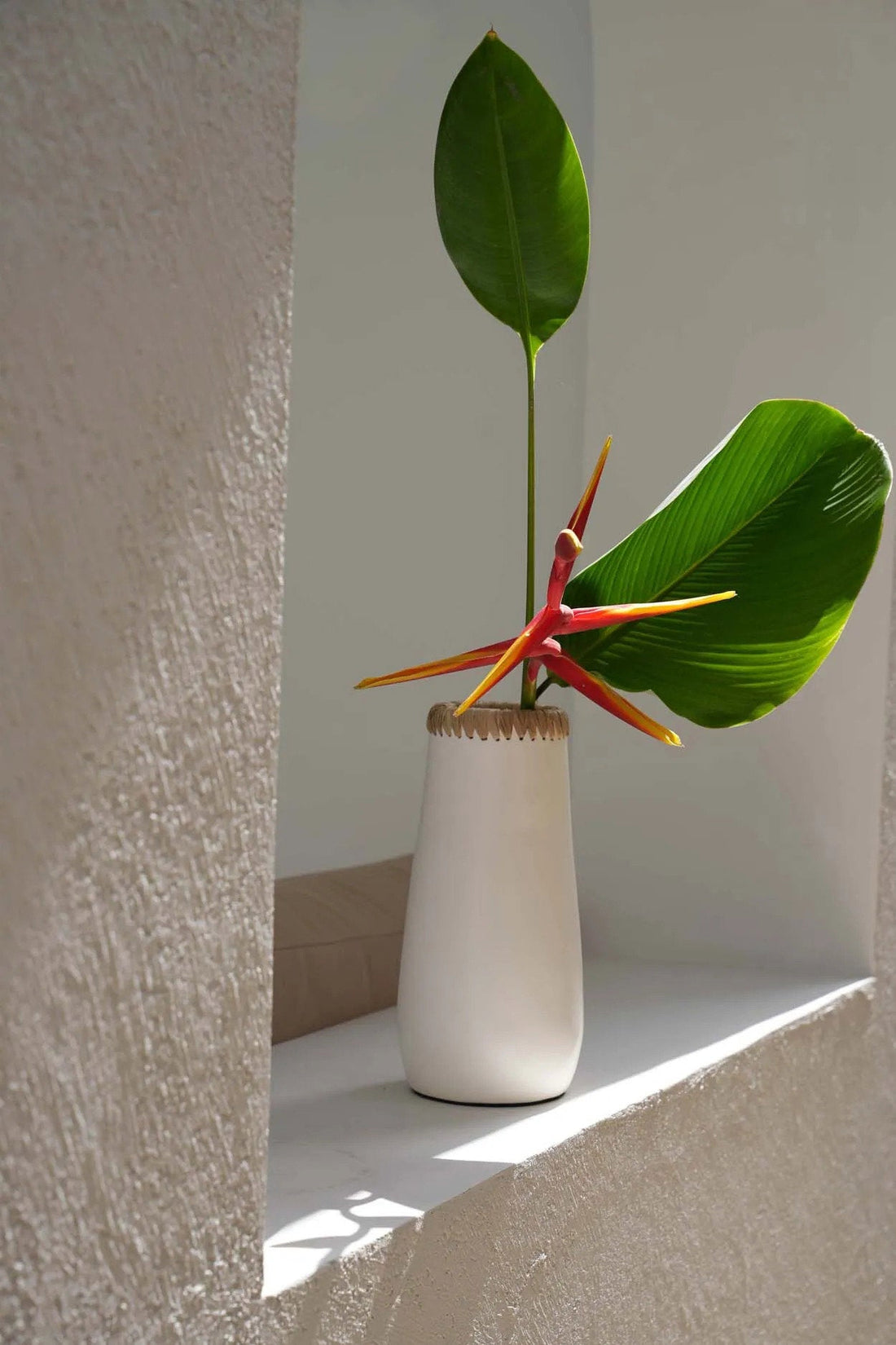 Die heimtückische Vase - Weiß Natur - L