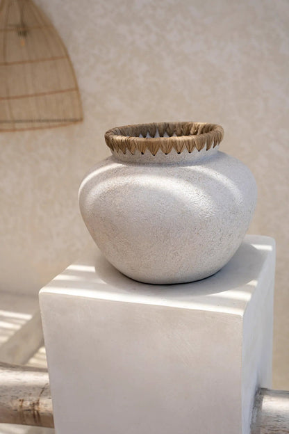 Die Styly Vase - Beton Natur - M