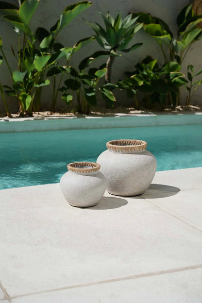 Die Styly Vase - Beton Natur - M