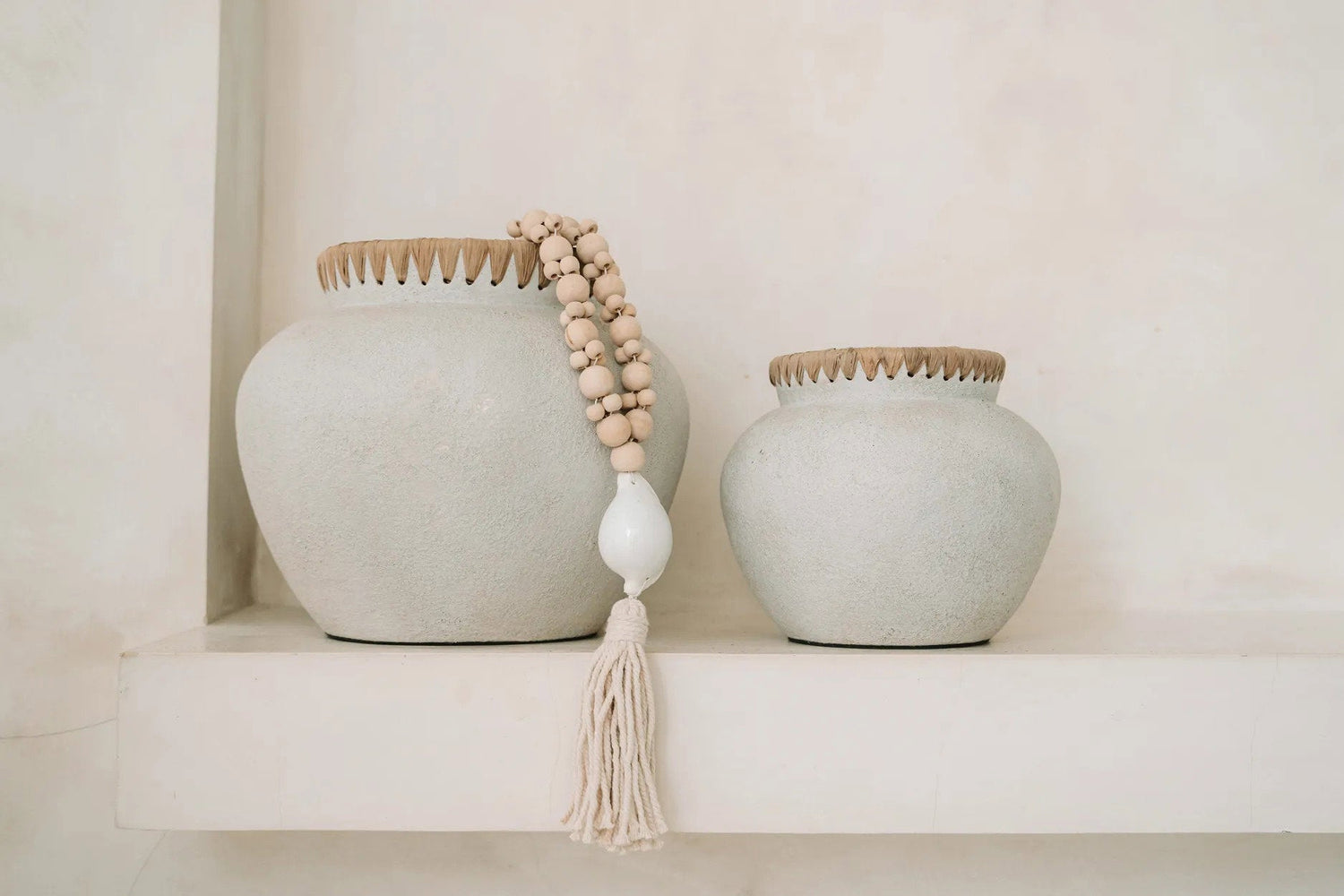 Die Styly Vase - Beton Natur - M